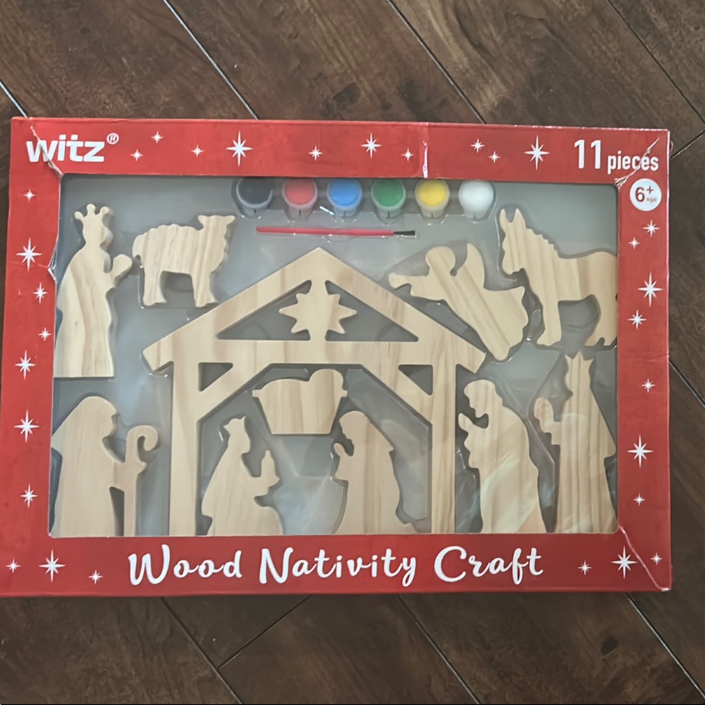 Witz Wooden Nativity Craft Set
